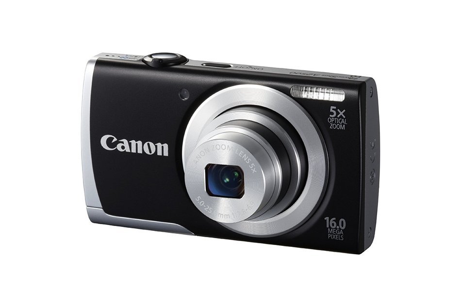 Canon PowerShot A2500 16MP Digital Camera with 5x Optical Image Stabilized Zoom with 2.7-Inch LCD (Silver) (OLD... N9