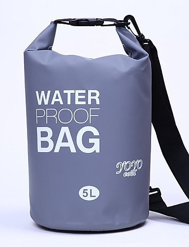 SB@5 L Waterproof Dry Bag Camping & Hiking / Cycling/Bike Outdoor Waterproof / Compact PVC , black N4