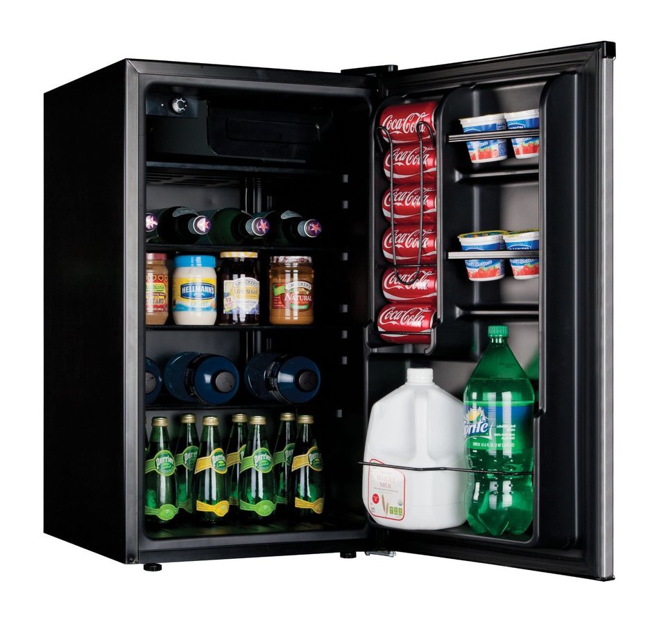 Haier HC27SF22RB 2.7 Cubic Feet Refrigerator/Freezer, Black N14