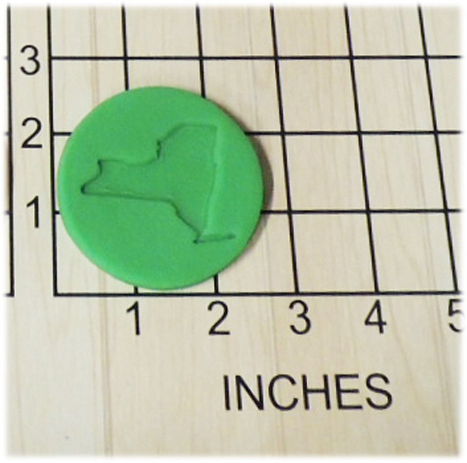 New York State Silhouette Shaped NY Cookie Cutter and Stamp #1208 N2