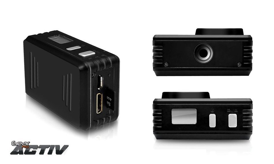Sound Around GDV288BK HD Video Recording Gear Pro ACTIV Full HD 1080p Hi-Res Mini Sports Action Camera and Camcorder... N8