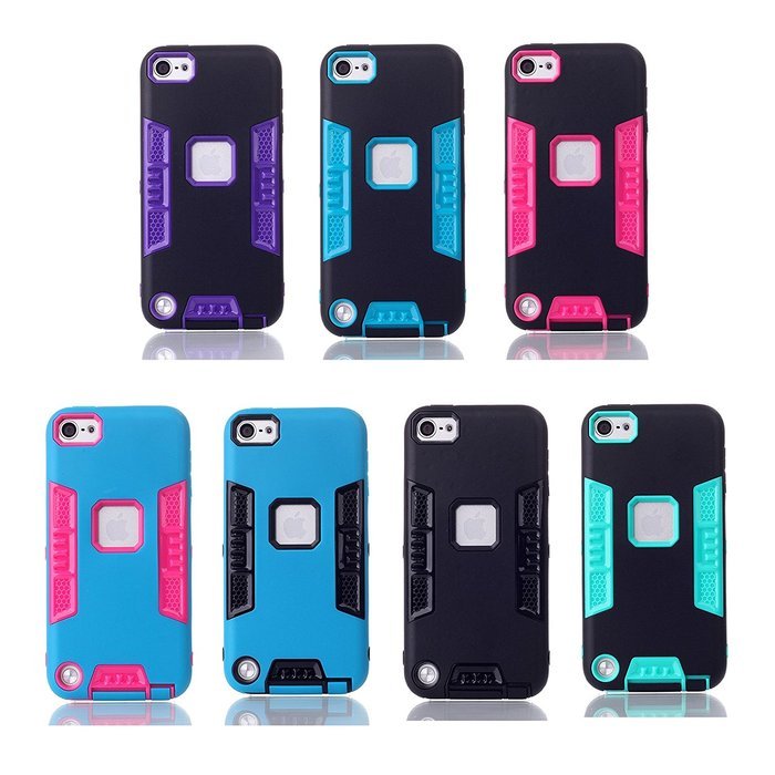 iTouch 5,iPod Touch 6 Case,XRPow 3in1 Heavy Duty Protection Hybrid High Impact Armor Case... N11