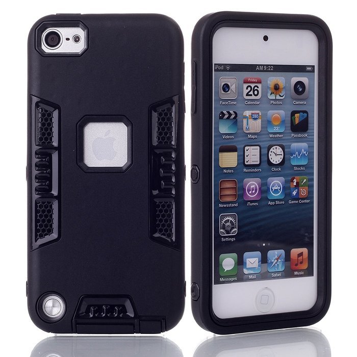 iTouch 5,iPod Touch 6 Case,XRPow 3in1 Heavy Duty Protection Hybrid High Impact Armor Case... N14
