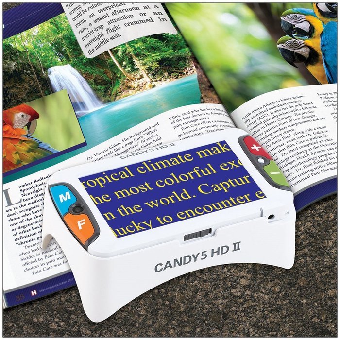 CANDY 5 HD II Portable Video Magnifier - 2.5x-22x N4
