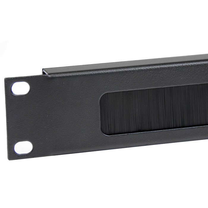 StarTech.com 2U Horizontal Finger Duct Rack Cable Management Panel with Cover CMDUCT2U Black N27