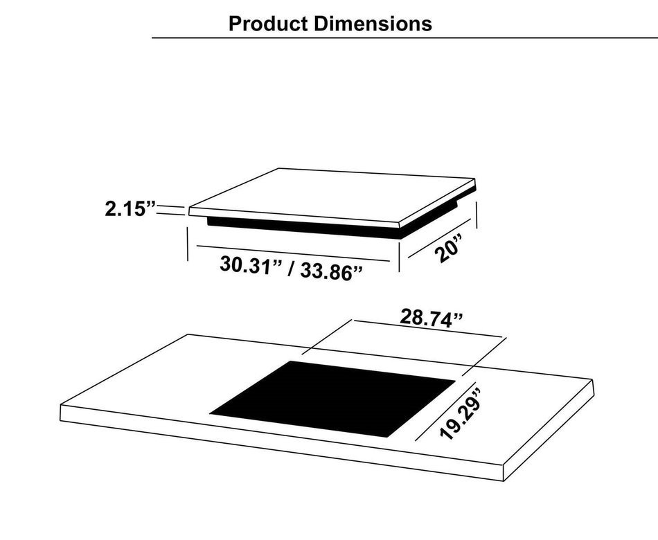 30 in. Stainless Steel Gas Cooktop with 5 Sealed Burners (850SLTX-E) N2