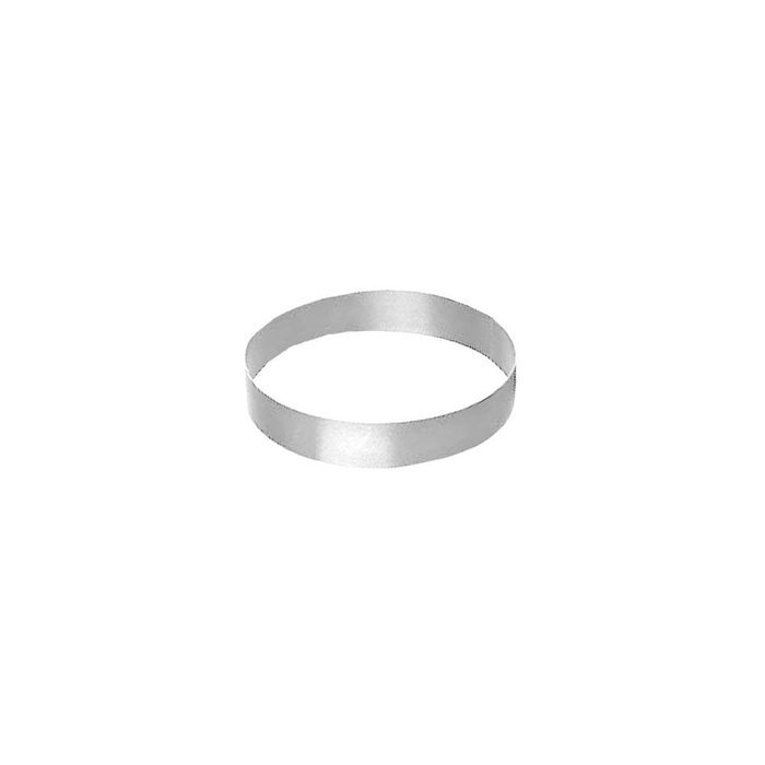 Allied Metal Spinning CRS5138 5" x 1.38" Stainless Steel Cake Ring
