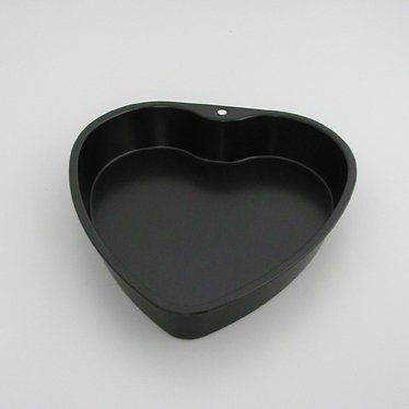 Metaltex 220684 Heart "Superior" Baking Tin, Black