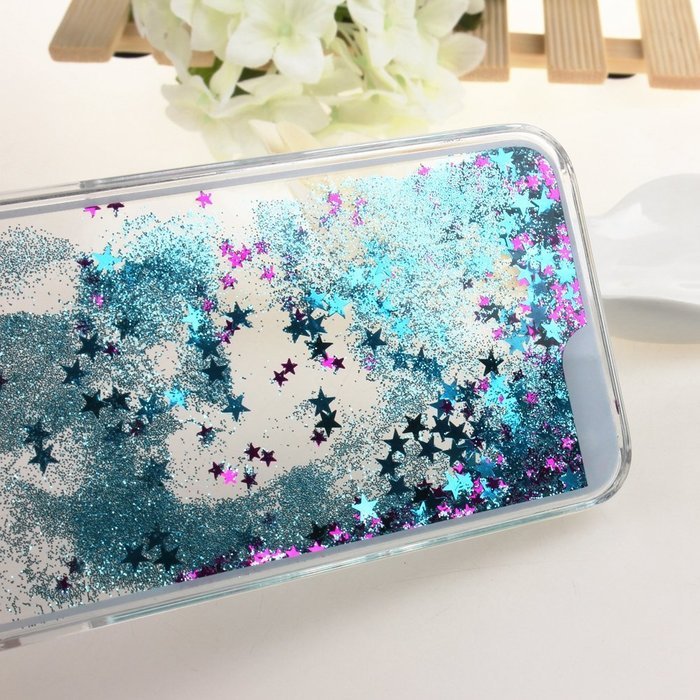 iPhone 7 Case, PHEZEN Christmas Tree Santa Claus Design Cool Quicksand Moving Stars Bling Glitter Floating Dynamic... N77