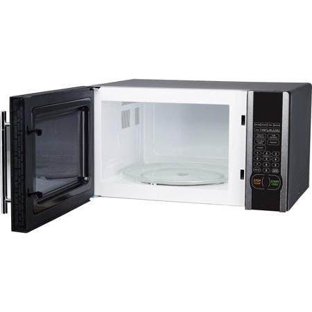 Digital Microwave, Stainless Steel 6 PreProgrammed, 1-touch Menu Buttons 1.1 Cu. Ft.