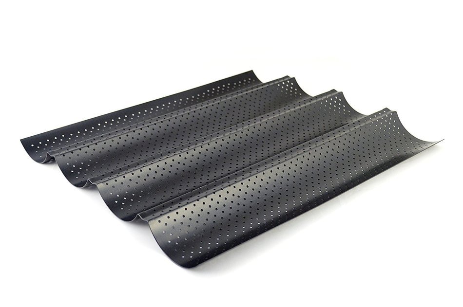 Paderno World Cuisine 4 Baguette Pan, Non-stick N3