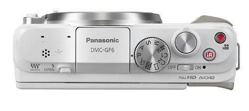Panasonic Lumix DMC-GF6 Mirrorless Micro Four Thirds Digital Camera Body Only (White) N2