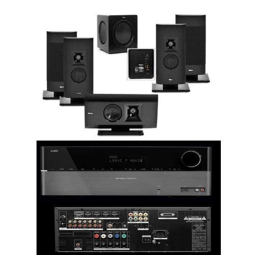 Klipsch Gallery G-12 5.1 Bundle-Klipsch FREE SW-308 Subwoofer-Harman AVR 1650