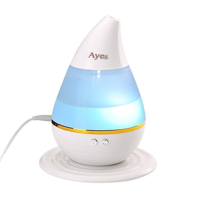 Ayes Water-drop Air Purifier/Ultrasonic Aroma Diffuser & Cool Mist USB Portable Humidifier Multi Use for Travel... N4