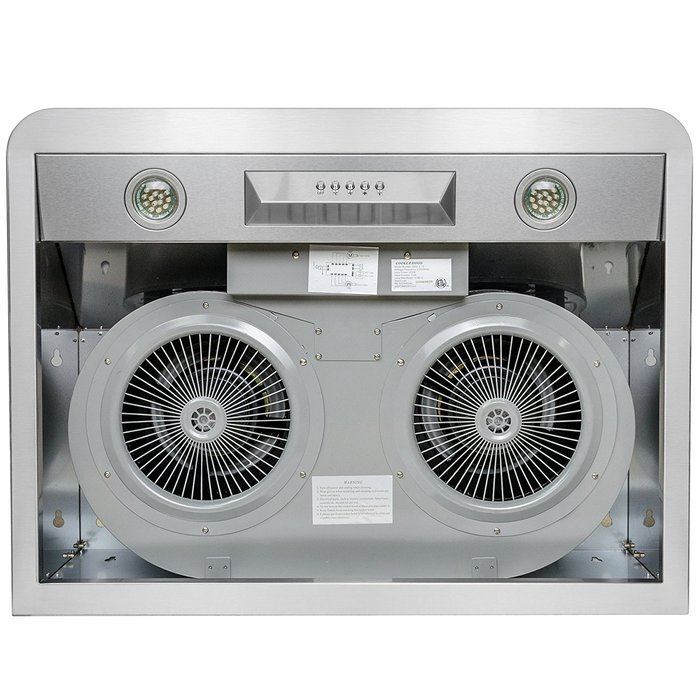 FIREBIRD New 30" European Style Under Cabinet Stainless Steel Range Hood Vent W/ Push Button Control N3