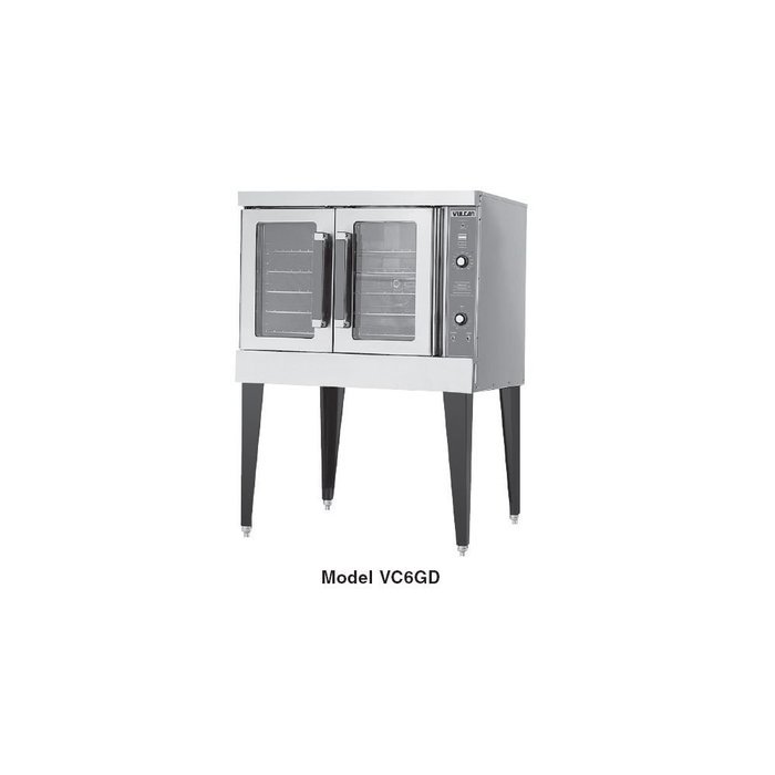 Vulcan VC6GC Convection Oven gas 1-deck bakery depth 50,000 BTU