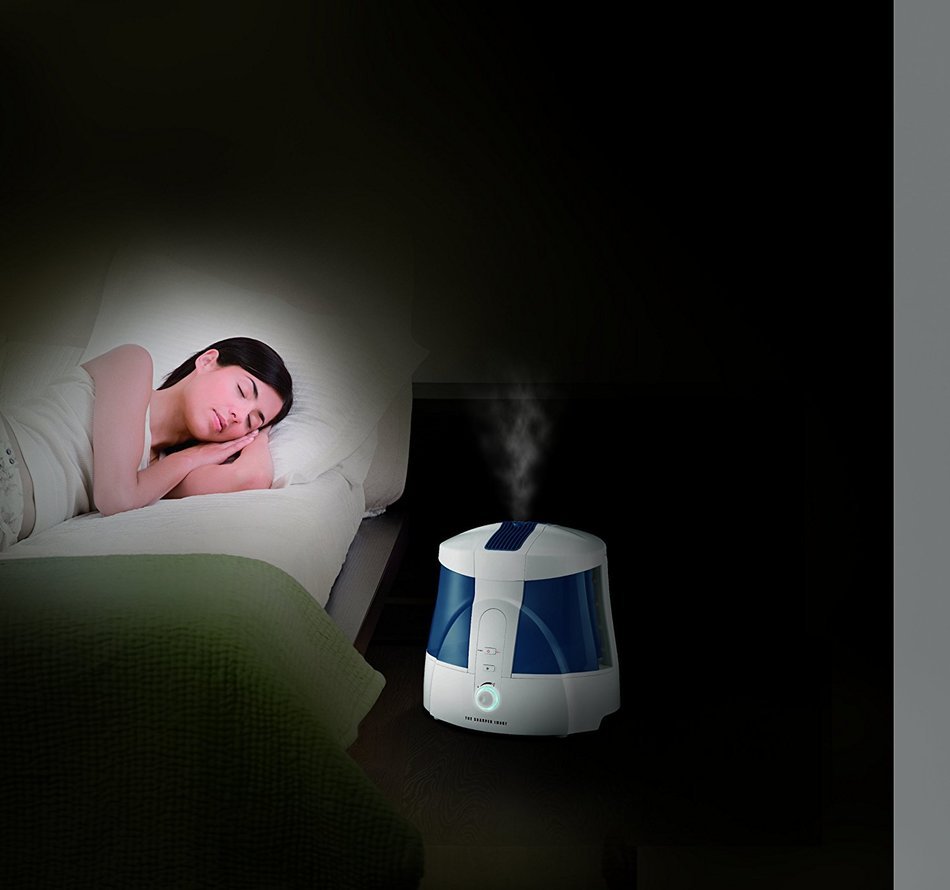 The Sharper Image EV-HD15 Cool Mist Ultrasonic 1.6-Gallon Humidifier with Clean Mist Technology N3
