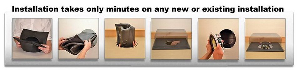 168 Store Ceiling Baffle Speaker Enclosure CB-102