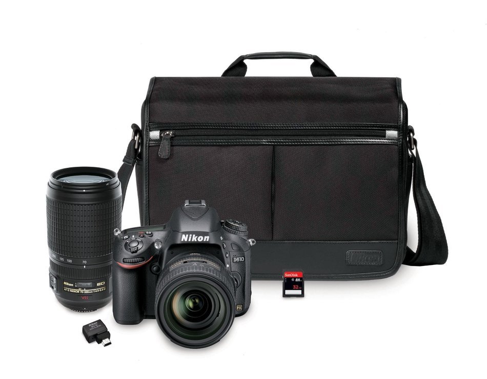 Nikon D610 24.3 MP CMOS FX-Format Digital SLR Camera with 24-85mm f/3.5-4.5G ED VR Auto Focus-S Nikkor Lens N13