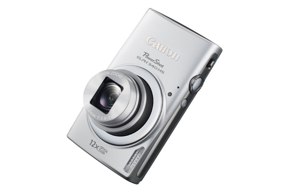 Canon PowerShot ELPH 340 HS 16MP Digital Camera (Silver) N13