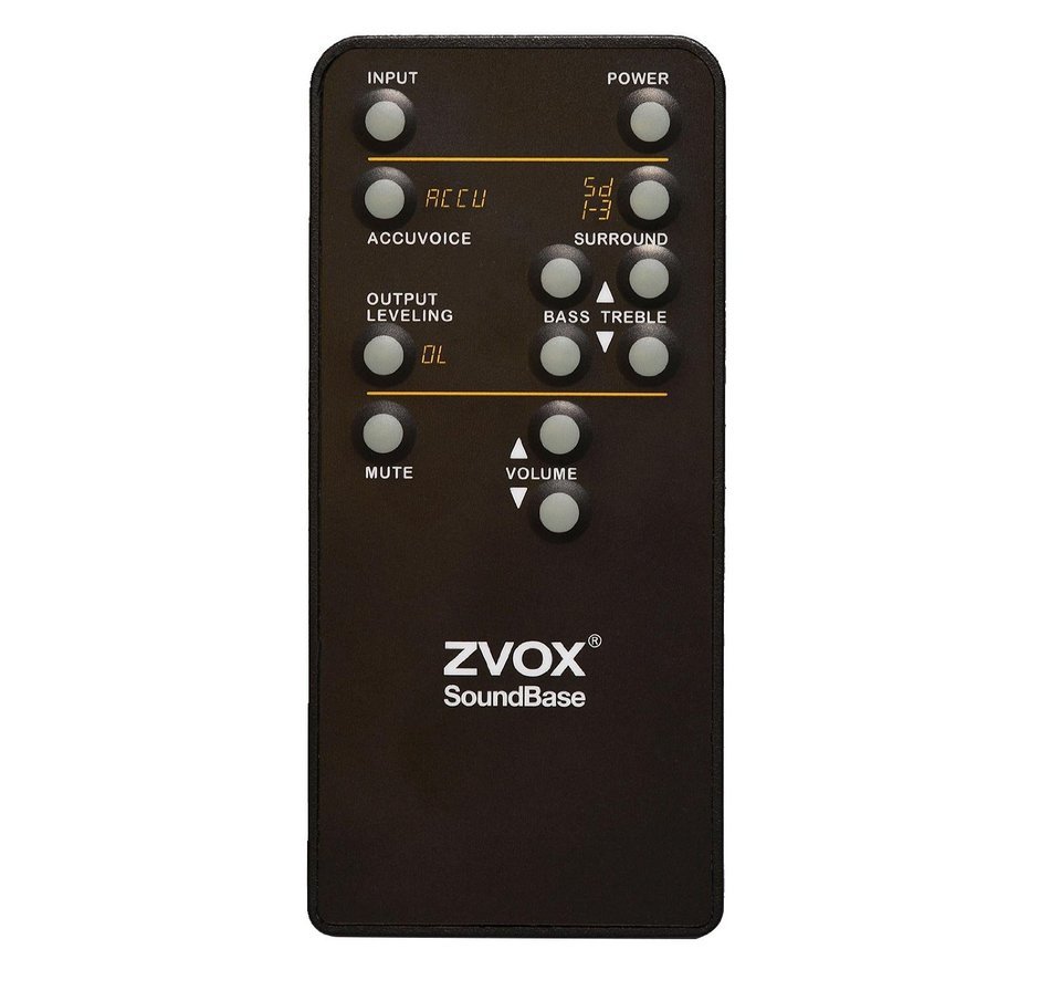 ZVOX SoundBase 670 36&rdquo;Sound Bar with 3 Built-In Subwoofers, Bluetooth, AccuVoice N3