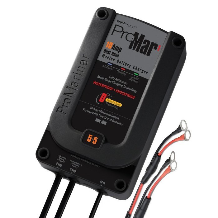 PROMARINER 31410 / ProMariner ProMar 1 5/5 10-Amp 2-Bank Charger