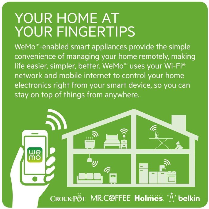 Holmes Smart Wifi-Enabled WeMo Whole Home Humidifier, HCM3888C N13