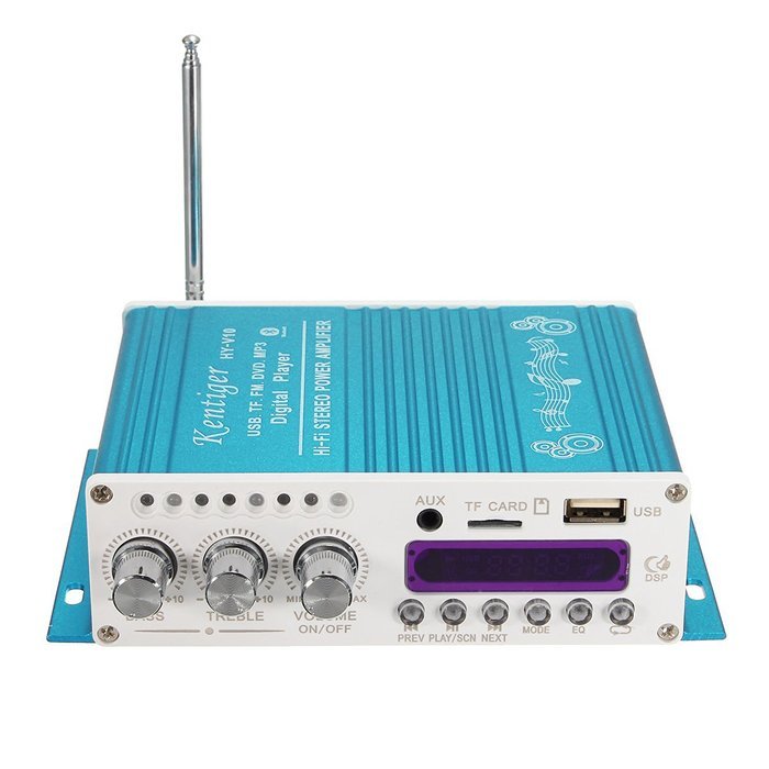 Bluetooth Car Amplifier, ELEGIANT Mini Hi-Fi Stereo Audio AMP with Remote Control,Support FM/MP3/TF/USB/DVD for... N20