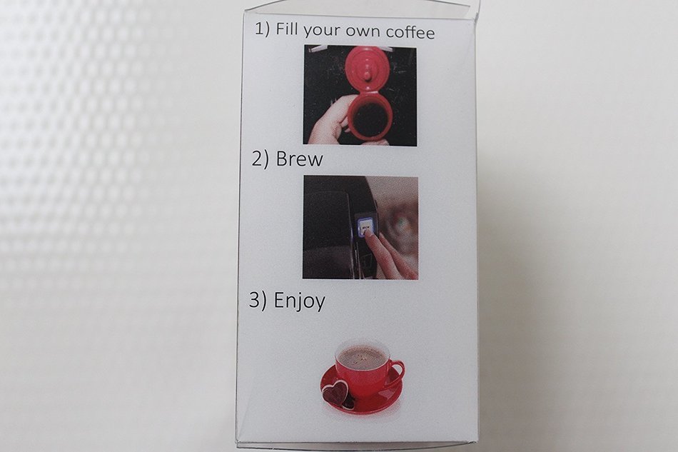BruGreen Refillable Filter Cups For Keurig Brewers (4 Cups) N5