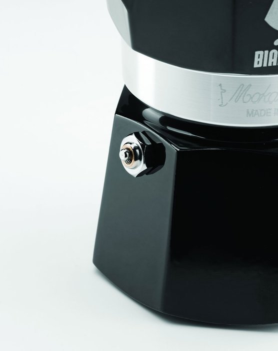 Bialetti: Moka Express 1-Cups BLACK lacquered [ Italian Import ] N4