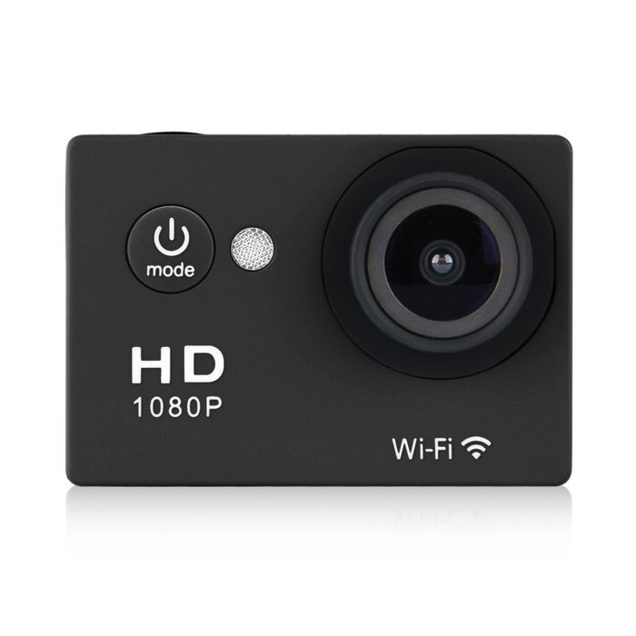 Y8-P 2.0 Inch WiFi 1080P Full HD 30M Waterproof H264 12Mp Video Action DV Sports Camera Black N3