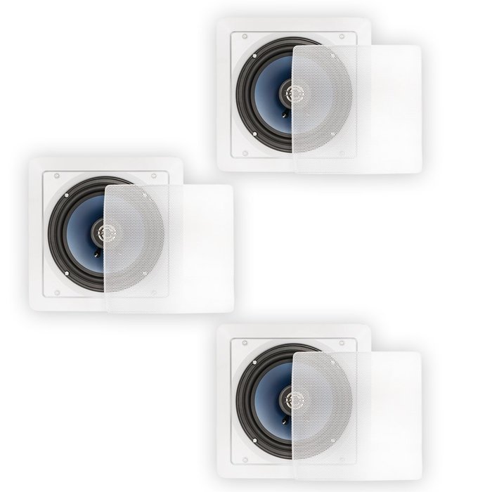 Blue Octave LS62 In Wall In Ceiling 6.5" Speakers Home 840 Watts New 3 Speaker Set LS62-3S