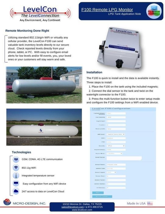 Wireless LPG Tank Monitor N2