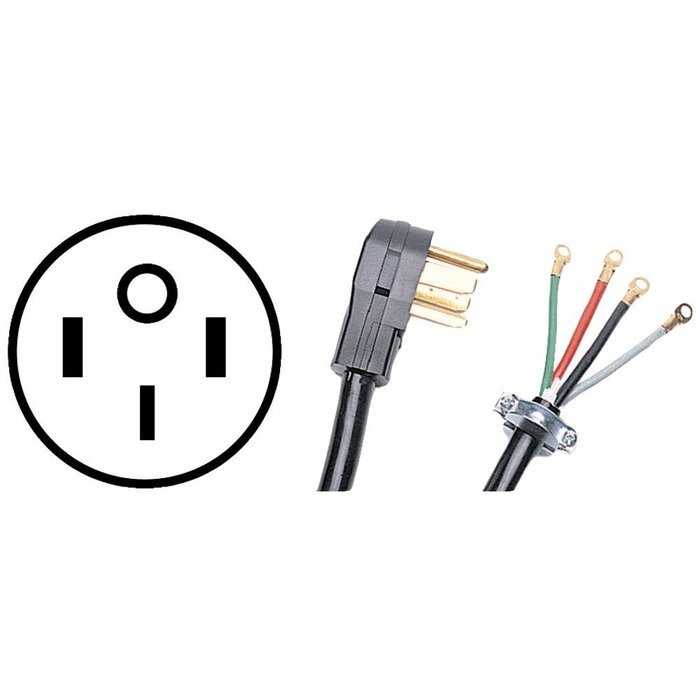 PETRA - RANGE CORD 40a/5'/4w/C