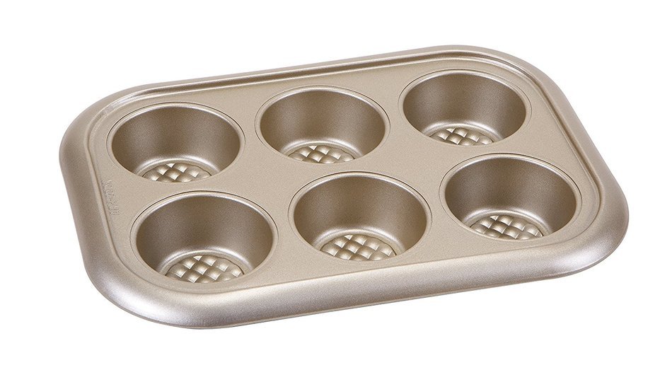 Art and Cook Non-Stick Cup Jumbo Muffin Pan, Champagne