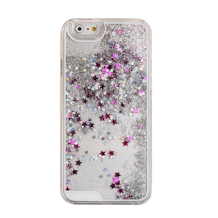 iPhone 7 Case, PHEZEN Christmas Tree Santa Claus Design Cool Quicksand Moving Stars Bling Glitter Floating Dynamic... N86
