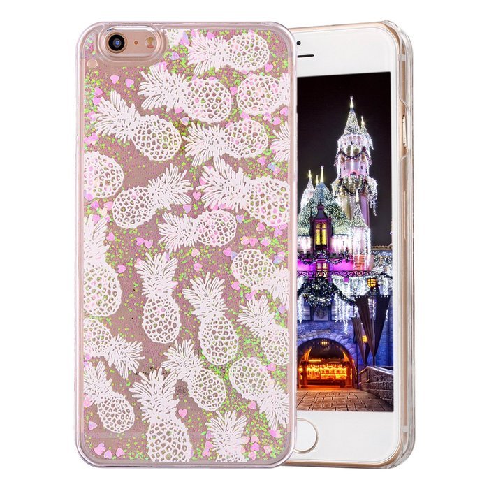 iPhone 7 Case, PHEZEN Christmas Tree Santa Claus Design Cool Quicksand Moving Stars Bling Glitter Floating Dynamic... N87