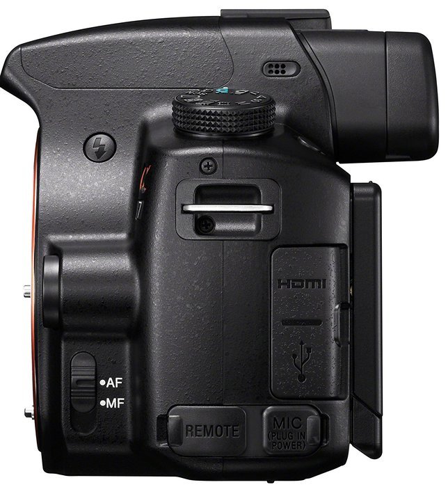 Sony Alpha SLT-A37K 16.1 MP Exmor APS HD CMOS Sensor DSLR with Translucent Mirror Technology and 18-55mm Lens... N5