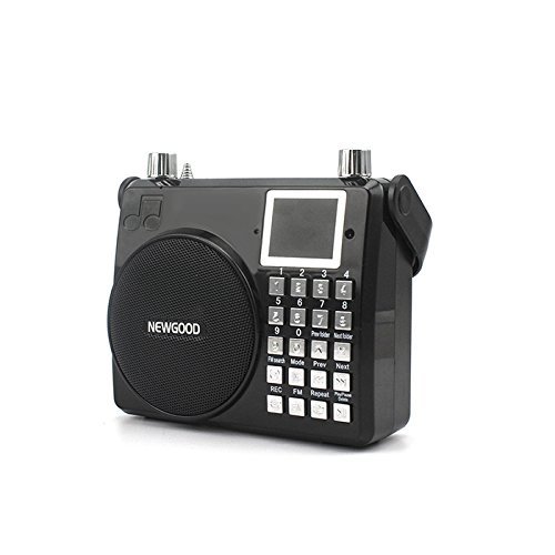 NEWGOOD Wireless Remote Control Outdoor Portable Bass Player Speaker With Digital Numbers Buttons And Voice Recorder...