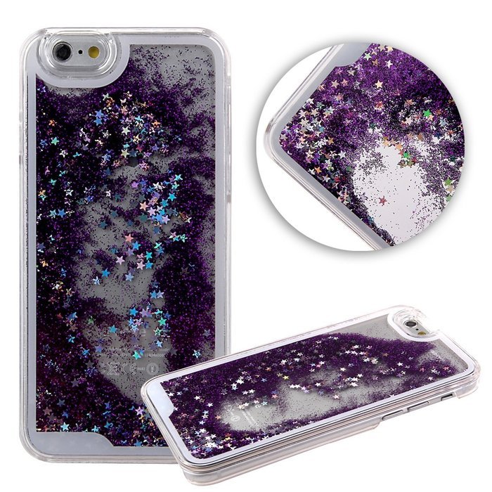 iPhone 7 Case, PHEZEN Christmas Tree Santa Claus Design Cool Quicksand Moving Stars Bling Glitter Floating Dynamic... N91