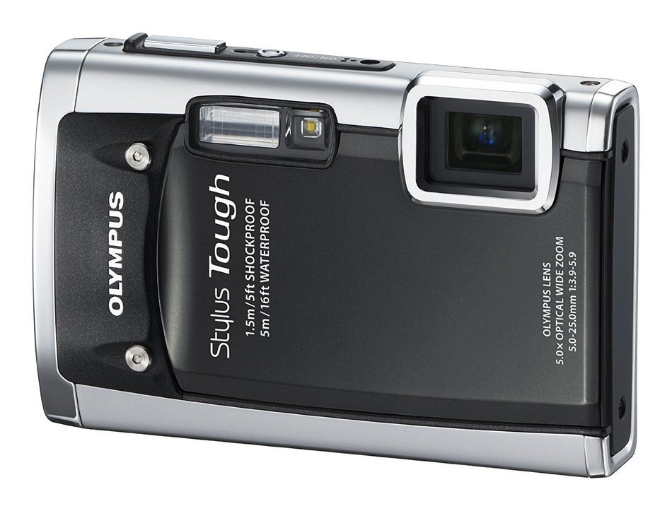 Olympus Stylus Tough 6020 14 MP Digital Camera with 5x Wide-Angle Zoom and 2.7-Inch LCD (Black) N2