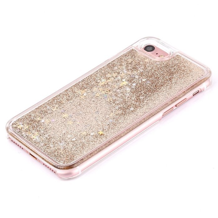 iPhone 7 Case, PHEZEN Christmas Tree Santa Claus Design Cool Quicksand Moving Stars Bling Glitter Floating Dynamic... N99