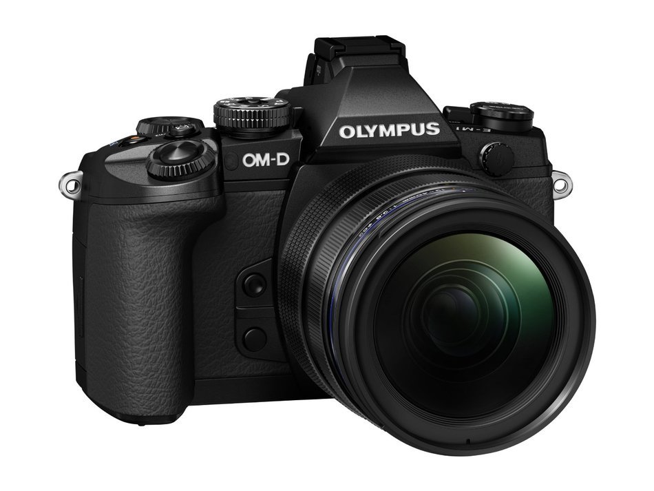 Olympus OM-D E-M1 Micro Four Thirds Digital Camera w/ 12-40mm f/2.8 Lens - International Model (No Warranty) N6