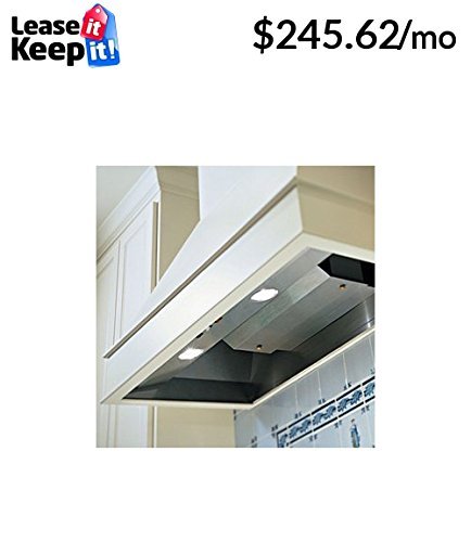 Vent-A-Hood BH246SLD 600 CFM 6.5 Sone 46-3/8 Inch Wide Stainless Steel Wall Moun, Stainless Steel
