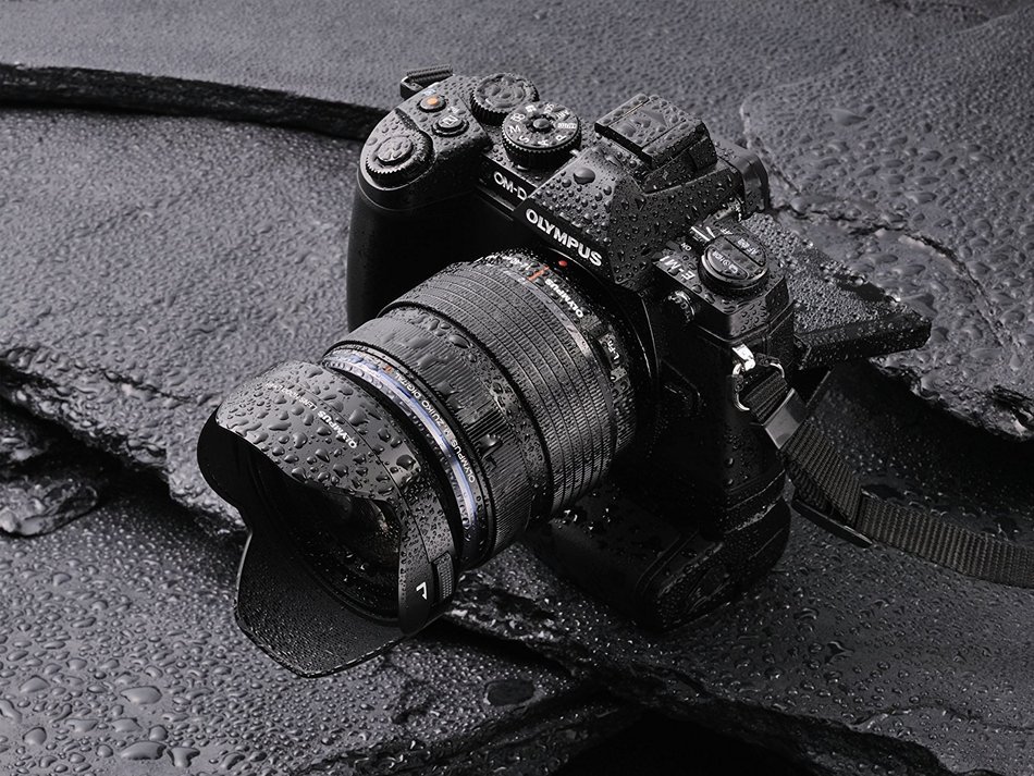Olympus OM-D E-M1 Micro Four Thirds Digital Camera w/ 12-40mm f/2.8 Lens - International Model (No Warranty) N8