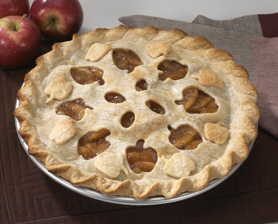 Nordic Ware Reversible Apples & Leaves Pie Top Cutter N3