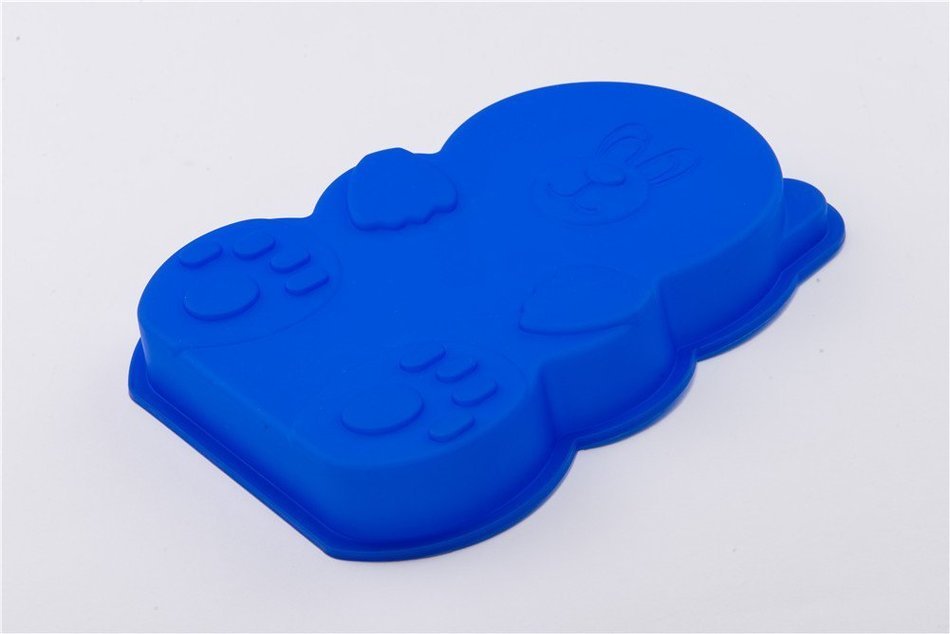 Single Cavity Lovely Bear Silicone Handmade Cake Baking Mold for Kids N5