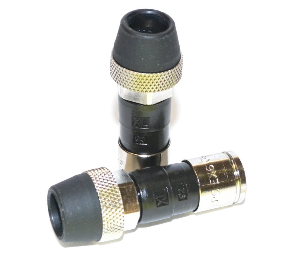 PPC EX6XLWSPLUS Aqua Tight EX Series Weather Proof RG6 & RG6QUAD Compression Connector - Extended Body, 50 Piece