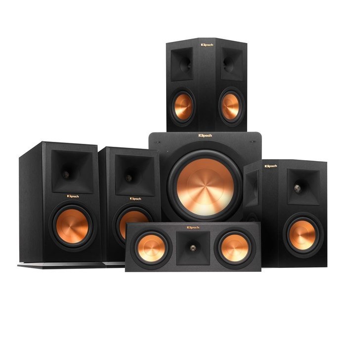 Klipsch 5.1 RP-160M Reference Premiere Speaker Package with R-110 SW Subwoofer (Ebony)