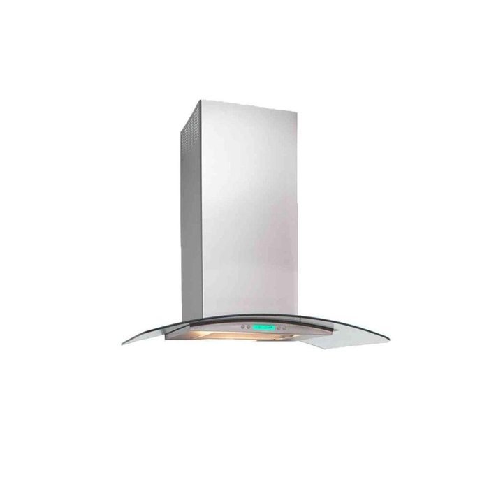 Dekor Glass 36 in. Wall Mount Decorative Range Hood in Stainless Steel
